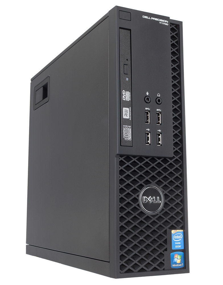 DELL Precision T1700 SFF Intel® Xeon® E3 V3 Family E3-1240V3 16 GB DDR3-SDRAM 500 GB HDD NVIDIA® Quadro® K2000 Windows 7 Professional Workstation Black