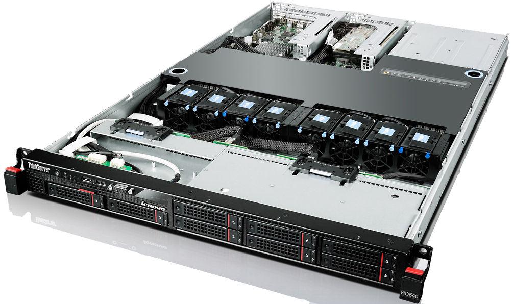 Lenovo ThinkServer RD540 server 0 GB Rack (1U) Intel® Xeon® E5 Family E5-2609V2 2.5 GHz 4 GB DDR3-SDRAM 800 W