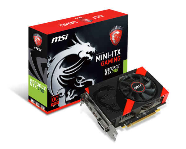 MSI V284-217R graphics card NVIDIA GeForce GTX 760 2 GB GDDR5