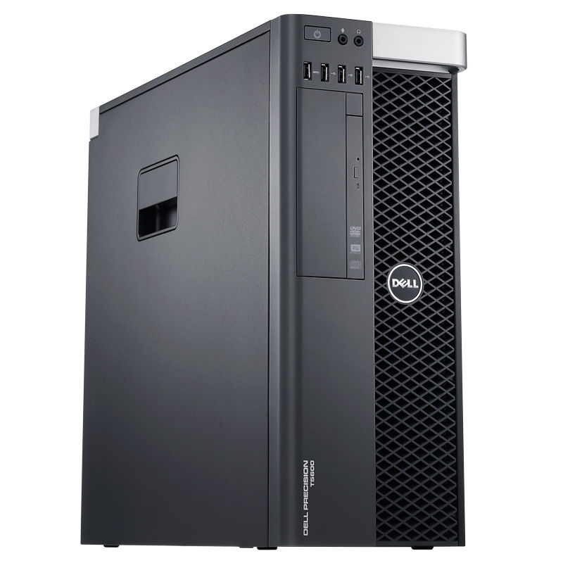 DELL Precision T5600 Intel® Xeon® E5 Family E5-2620 8 GB DDR3-SDRAM 500 GB HDD NVIDIA® Quadro® K2000 Windows 7 Professional Desktop PC Black