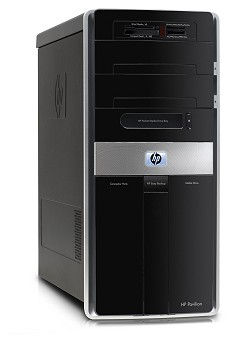 HP Pavilion Elite m9170.fr Intel® Core™2 Quad Q6600 4 GB DDR2-SDRAM 1 TB HDD NVIDIA® GeForce® 8600 GT Windows Vista Home Premium Midi Tower PC Black, Silver