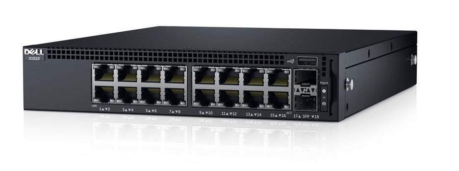 210-ADPJ - Dell X1018 16-Port 2-Port SFP Layer 2 Switch