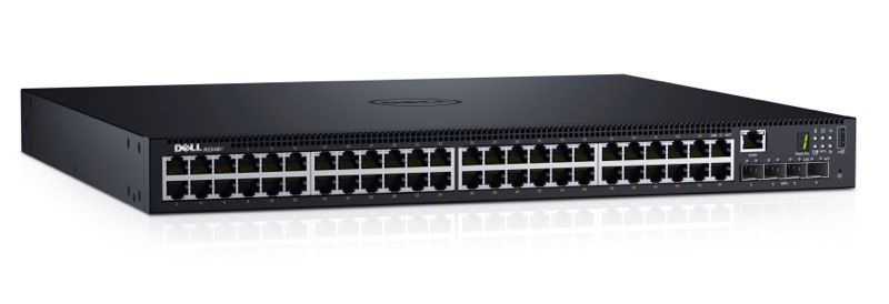 210-AEWB - Dell N1548P 48-Port PoE+ 4-Port SFP+ Layer 3 Switch