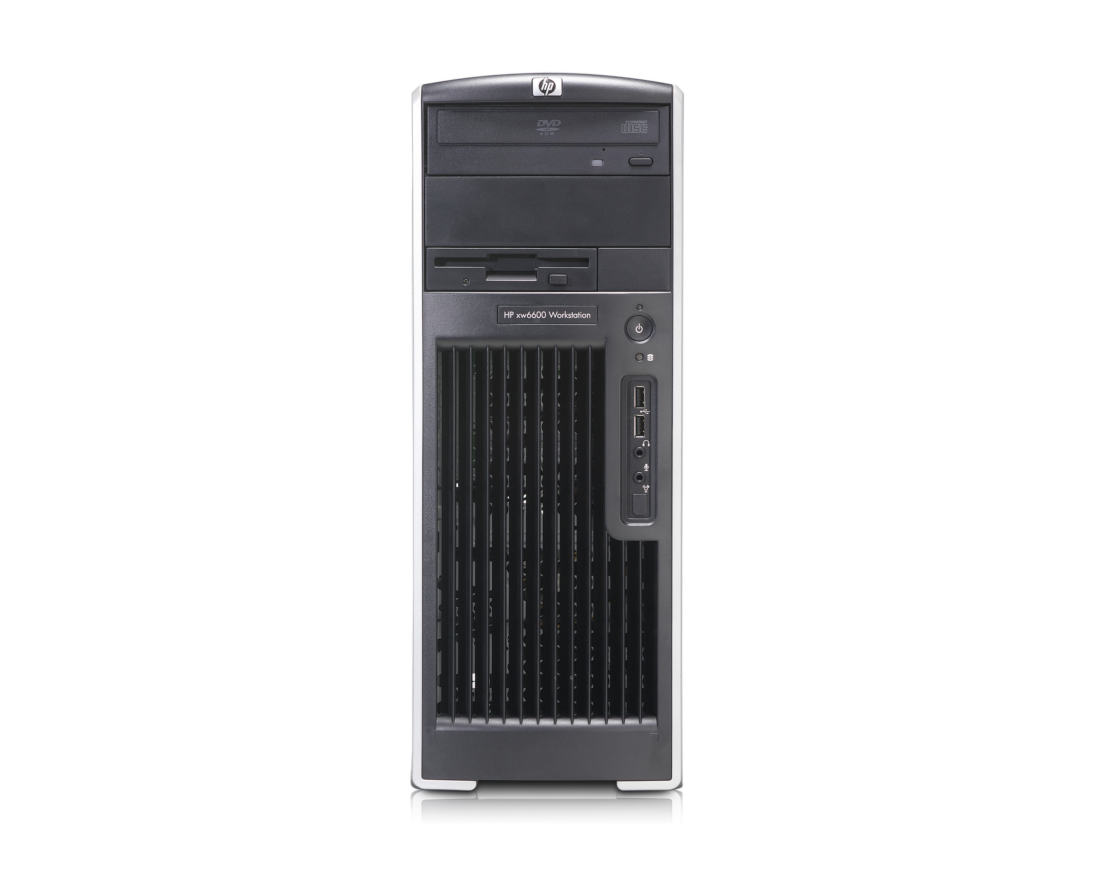 HP 6600 Intel® Xeon® E5450 4 GB DDR2-SDRAM Windows Vista Business Mini Tower Workstation Black