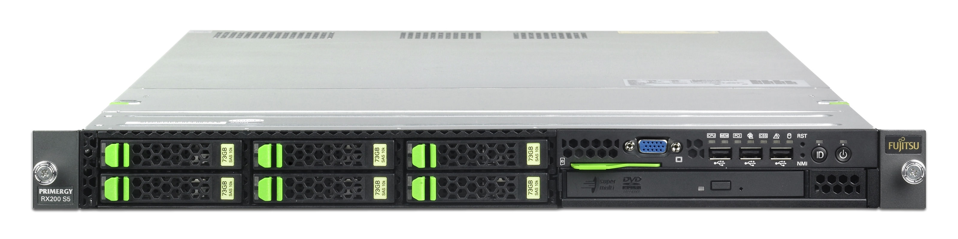 Fujitsu PRIMERGY RX200 S6 server Rack Intel® Xeon® 5000 Sequence E5620 2.4 GHz 24 GB DDR3-SDRAM 770 W Windows Server 2008