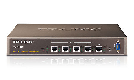 TP-Link TL-R488T wired router Brown