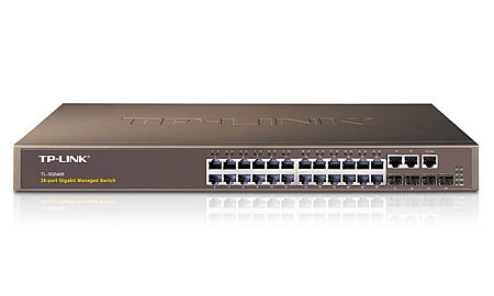 TP-Link 24-Port Gigabit L2 Fully Managed Switch with 4 SFP Slots