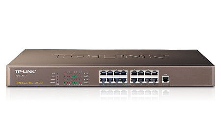 TP-Link 16-Port 10/100Mbps + 1-Port Gigabit Switch Unmanaged