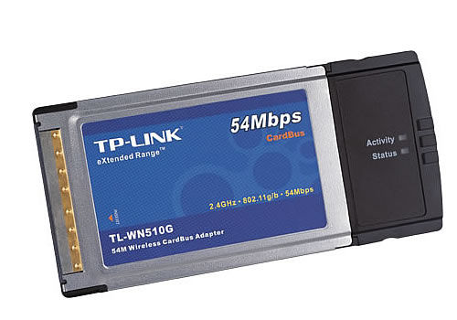 TP-Link 54Mbps eXtended Range™ Wireless CardBus Adapter 54 Mbit/s