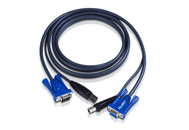 ATEN USB KVM cable Black 1.2 m