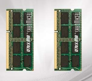 Buffalo A2N667-1GX2 memory module 2 GB 2 x 1 GB DDR2 200-pin SO-DIMM