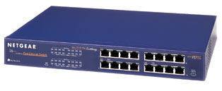 NETGEAR FS516 16x 10/100 Mbps RJ45 Unmanaged