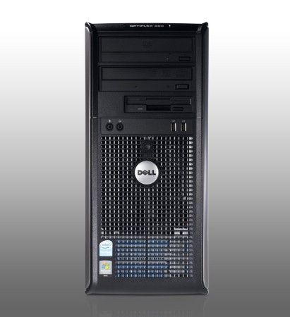 DELL OptiPlex 360 Intel® Pentium® E5200 1 GB DDR2-SDRAM 160 GB Intel® GMA 3100 Windows Vista Business Desktop PC Black