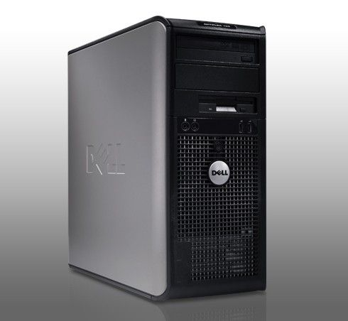 DELL OptiPlex 760 Intel® Core™2 Duo E8400 4 GB DDR2-SDRAM 250 GB Intel® GMA 4500M Windows Vista Business Desktop PC Black