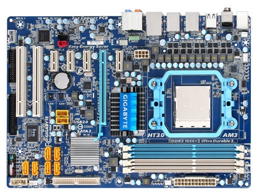 GIGABYTE GA-MA770T-UD3P motherboard AMD 770 Socket AM3 ATX