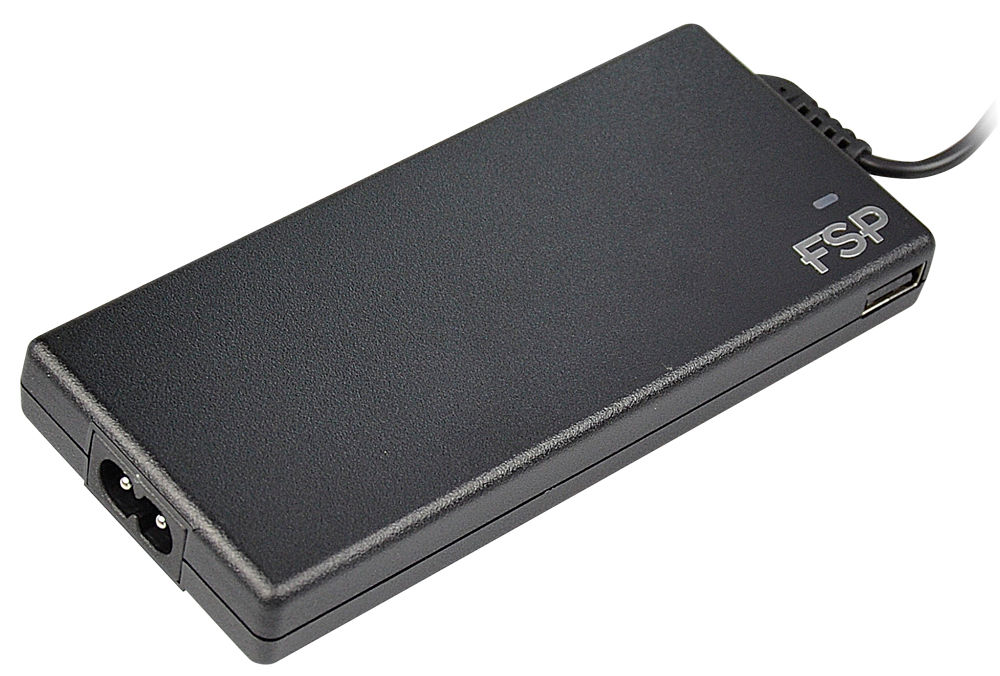 FSP NB Lite 90 Plus power adapter/inverter Indoor 90 W Black