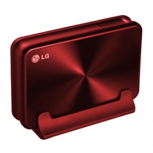 LG XD4 500GB external hard drive 7200 RPM 3.5" USB 2.0 Red
