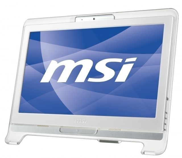 MSI Wind Top AE1900 Intel Atom® 47 cm (18.5") 1366 x 768 pixels 1 GB DDR2-SDRAM 160 GB Intel® GMA 950 White
