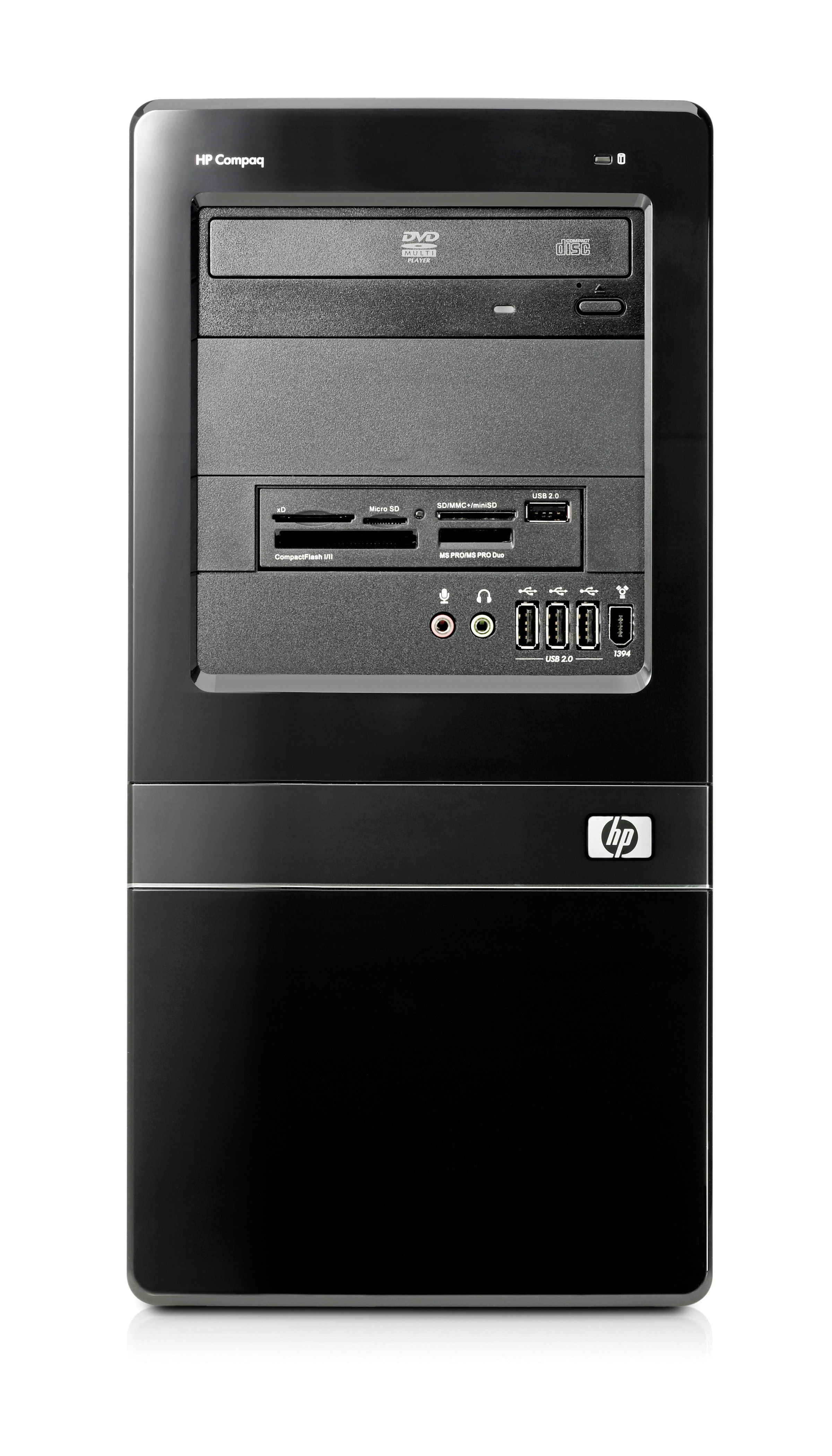 HP Compaq dx7500 Microtower PC Intel® Core™2 Duo E8400 2 GB DDR2-SDRAM 320 GB HDD Intel® GMA X4500HD Windows Vista Business
