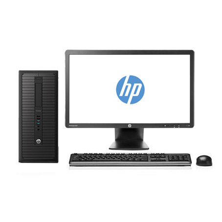 HP ProDesk 600 G1 MT + EliteDisplay E231 Intel® Core™ i5 i5-4570 4 GB DDR3-SDRAM 500 GB HDD Windows 7 Professional Tower PC Black