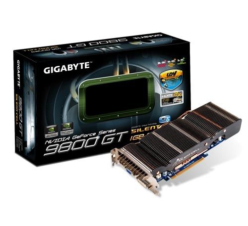 GIGABYTE GV-N98TSL-1GI graphics card GeForce 9800 GT 1 GB GDDR3
