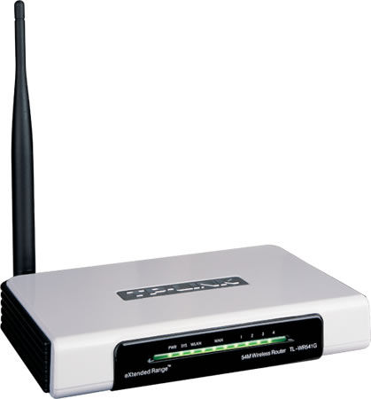 TP-Link 54Mbps High Gain Wireless USB Adapter wireless router Black, White
