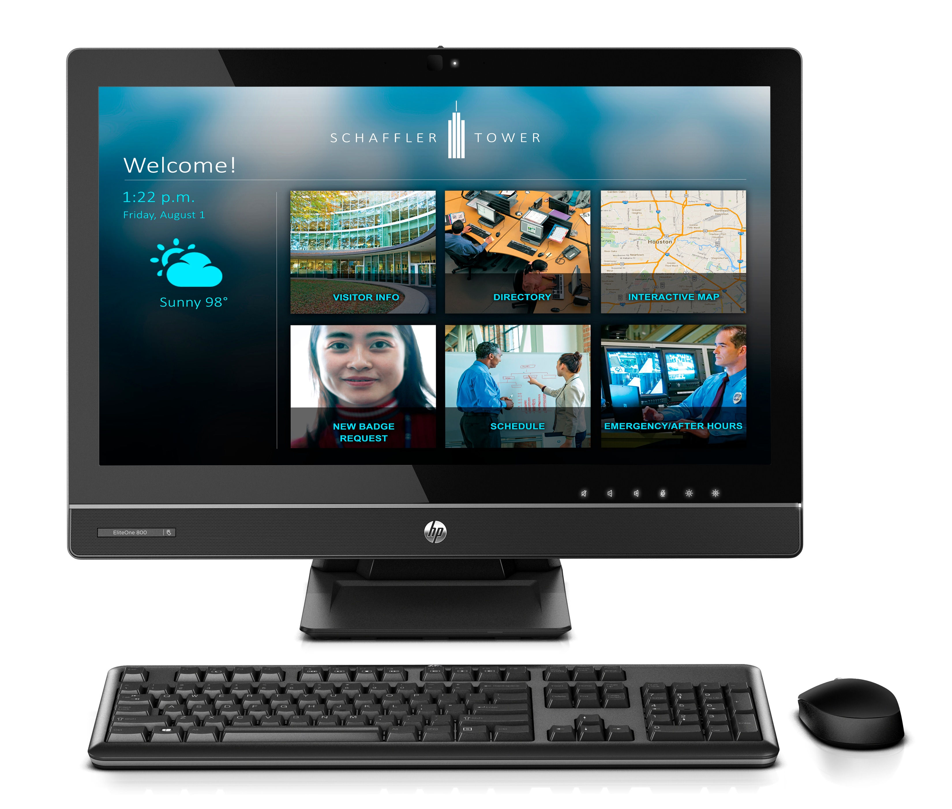 HP EliteOne 800 G1 Intel® Core™ i5 i5-4670S 58.4 cm (23") All-in-One PC 4 GB DDR3-SDRAM 500 GB HDD Windows 7 Professional Black