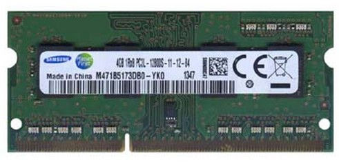 Samsung 4GB DDR3 SO-DIMM memory module 1 x 4 GB 204-pin SO-DIMM