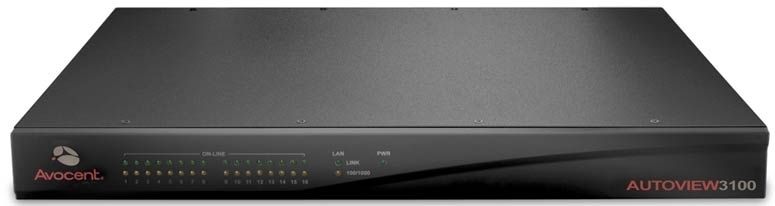 Vertiv AutoView 3100 KVM switch Black