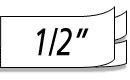 DYMO 1/2" Plastic Tape label-making tape D1