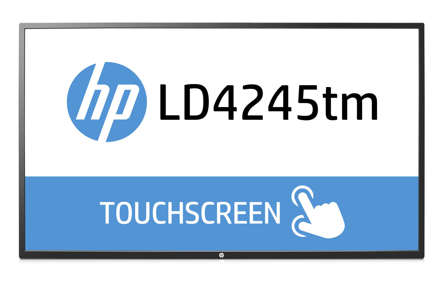 HP LD4245tm computer monitor 106.7 cm (42") 1920 x 1080 pixels Touchscreen Table Black