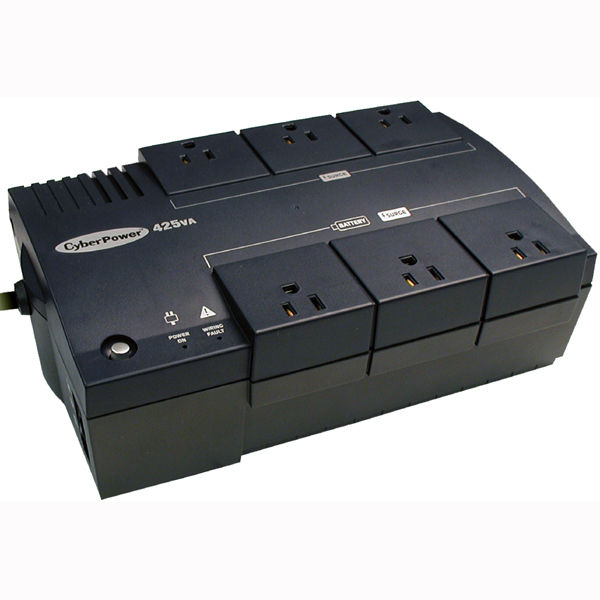 CyberPower CPS425SL uninterruptible power supply (UPS) Standby (Offline) 0.425 kVA 230 W 6 AC outlet(s)