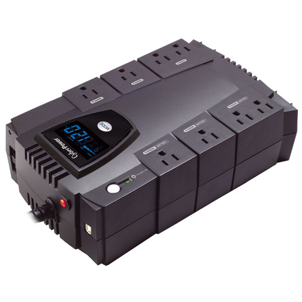 CyberPower CP825LCD uninterruptible power supply (UPS) Standby (Offline) 0.825 kVA 450 W