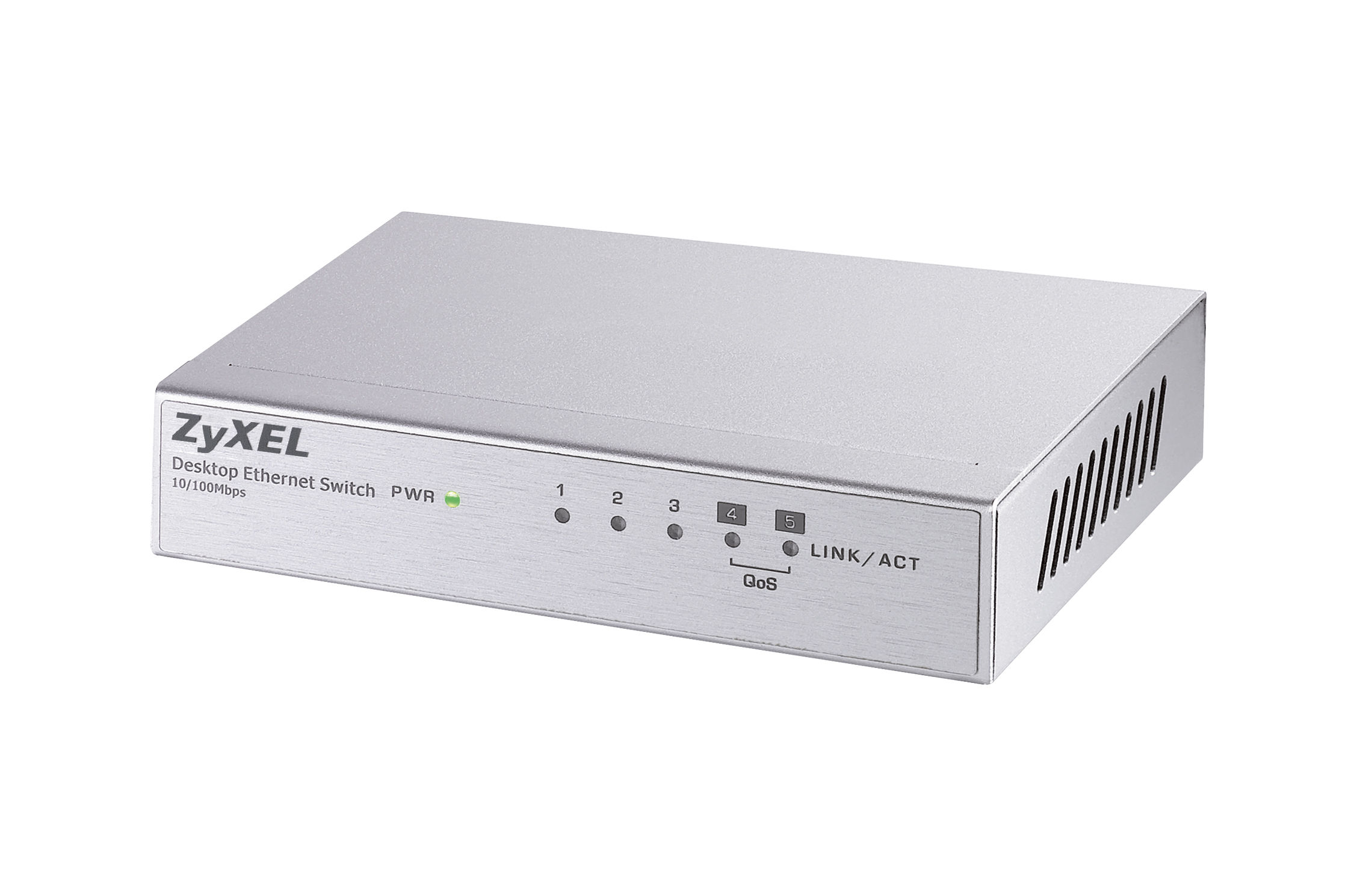 Zyxel ES-105A network switch Unmanaged Silver