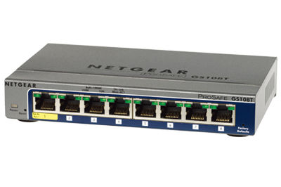 NETGEAR GS108T Managed L2 Gigabit Ethernet (10/100/1000) Grey