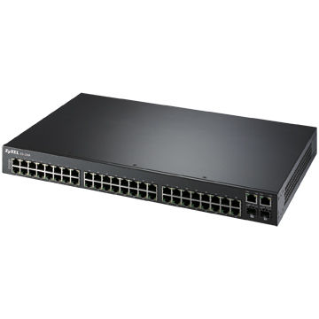 Zyxel ES2048 network switch Managed Black