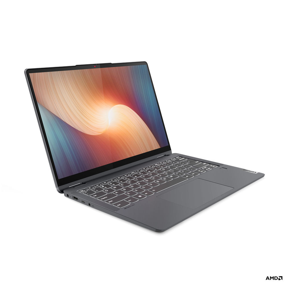 Lenovo IdeaPad Flex 5 14ALC7 AMD Ryzen™ 5 5500U Hybrid (2-in-1) 35.6 cm (14") Touchscreen WUXGA 8 GB LPDDR4x-SDRAM 256 GB SSD Wi-Fi 6 (802.11ax) Windows 11 Home US English Grey