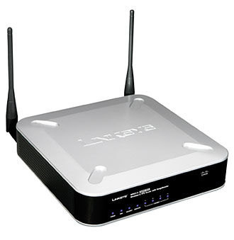 Linksys WRV210 wireless router Black, Silver
