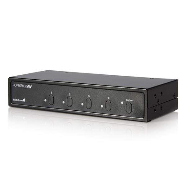 StarTech.com 2x4 Port Matrix DVI Audio Video Switch
