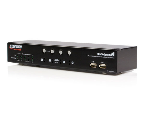 StarTech.com SV431USBAN KVM switch Black