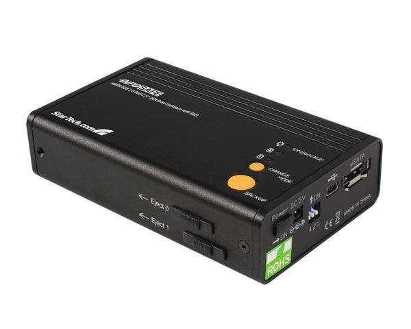 StarTech.com External Hard Drive Enclosure w/ RAID Black 2.5"