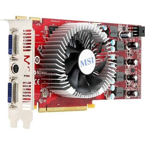 MSI R4830-T2D512 graphics card AMD GDDR3