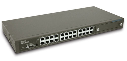 D-Link Switch 24xF+ENet RJ45+ 2uplinks