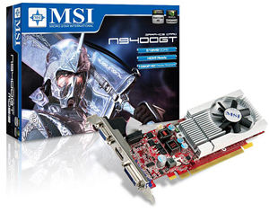 MSI N94GT-MD512 graphics card GeForce 9400 GT GDDR2