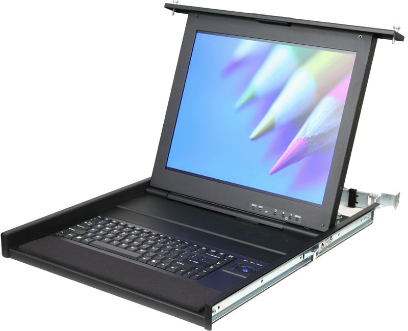 Vertiv ECS17 Single-Rail rack console 43.2 cm (17") 1280 x 1024 pixels