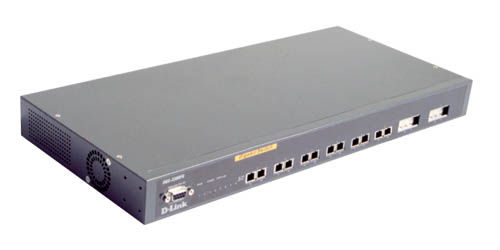 D-Link Switch 6xGENet SX SC+2xGBIC slot L3 19"