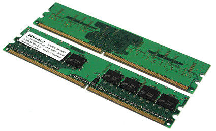 Buffalo D2U667C-K2G/BR memory module 2 GB 2 x 1 GB DDR