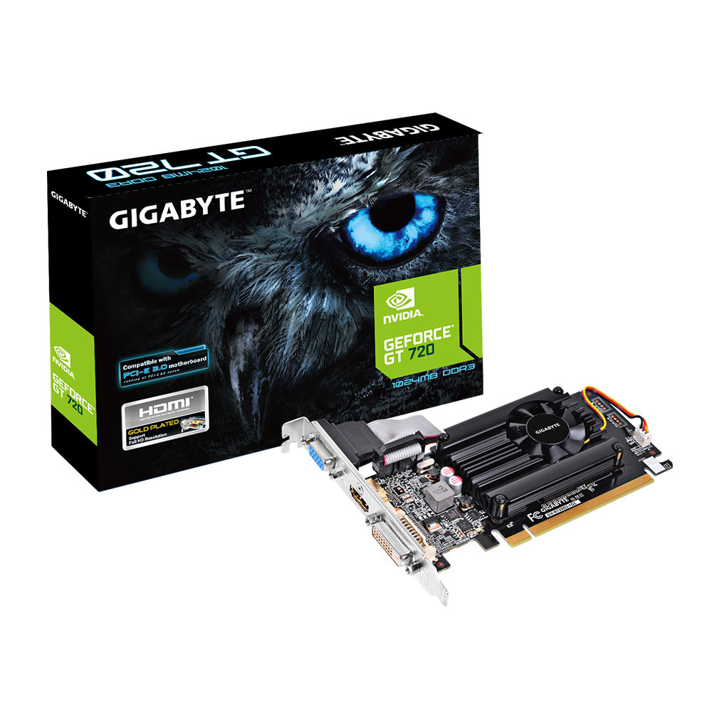 GIGABYTE GV-N720D3-1GL NVIDIA GeForce GT 720 1 GB GDDR3