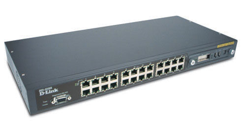 D-Link Switch 1sl 24xF+ENet RJ45 stackable
