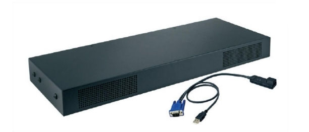 Lenovo 1754A1X KVM switch Rack mounting Black